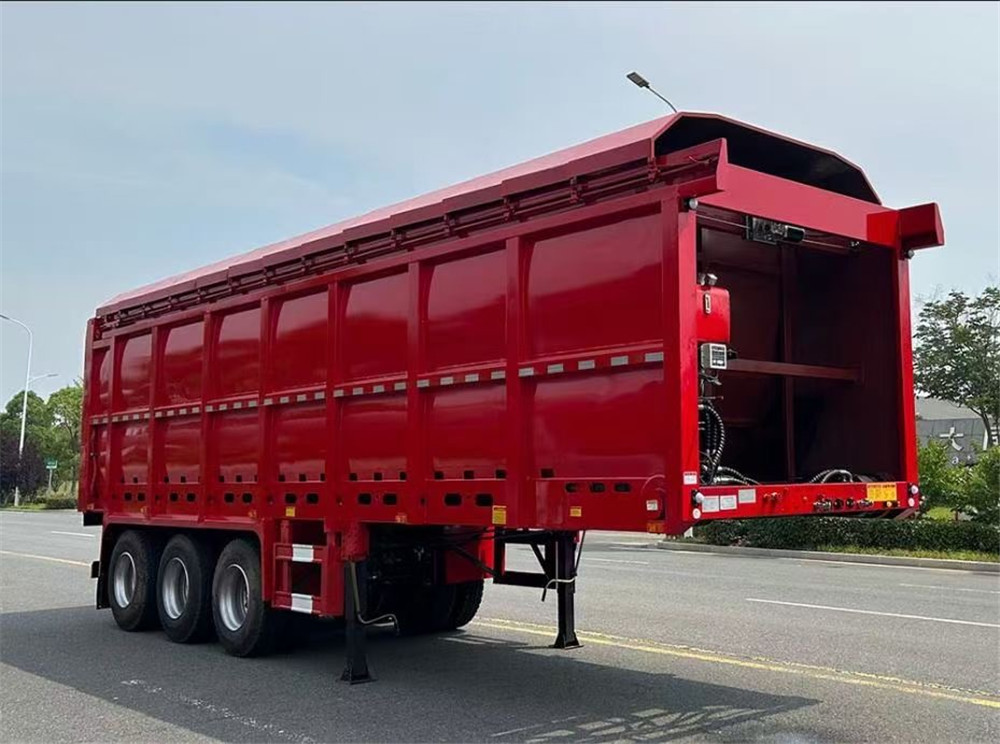 HLV9400ZLSA匯龍35-44方推板傳送帶半掛車(chē)